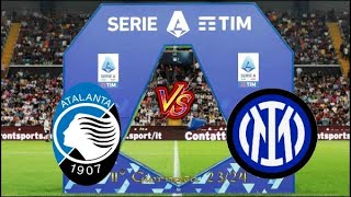 ATALANTA vs INTER  Serie A  11° Giornata  live livestream [upl. by Carmela29]