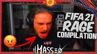 ULTIMATE RAGE FUNNY COMPILATION😡😱 1  FIFA21 [upl. by Aihtak827]