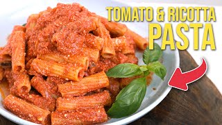 This TOMATO RICOTTA PASTA was my Weekly Pasta Fix when I lived in Italy [upl. by Haymo]