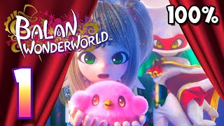 Balan Wonderworld Walkthrough Part 1 PS4 PS5 100 Chapter 1 [upl. by Adnamahs]