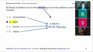 Razonamiento Verbal  TEMA Categorización TEMA Analogías  20 ejercicios resueltos Término Excluido [upl. by Anett]