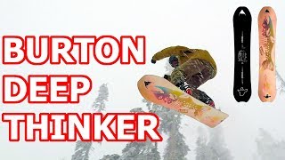 Burton Deep Thinker Snowboard Review [upl. by Callida]