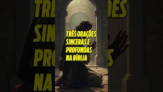 TRÊS ORAÇÕES SINCERAS E PROFUNDAS NA BÍBLIA sorts [upl. by Nihhi624]