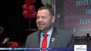 Republicans in Rhode Island react to early election results [upl. by Ahsyak570]