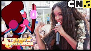 Steven Universe  Stronger Than You  Estelle Performs LIVE MUSIC VIDEO  Cartoon Network [upl. by Ahseinat184]