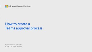 How to create a Teams approval process [upl. by Charisse]