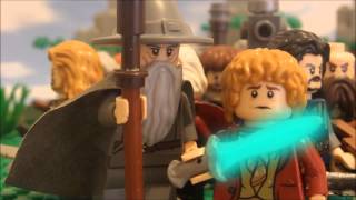 LEGO The Hobbit Warg chase [upl. by Emlynne195]