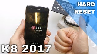 How to LG K8 2017 Hard reset [upl. by Anitnauq]