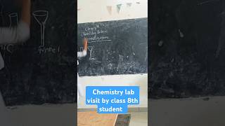 CHEMISTRYLAB VISITCLASS8THNAMRATA TRIPATHI [upl. by Anaele]