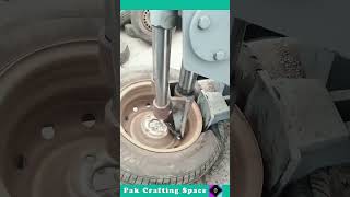 The Process Of Removing A Car Wheel [upl. by Ed]