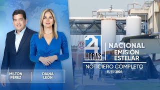 Noticiero de Ecuador Emisión Estelar 11112024 [upl. by Siubhan691]