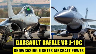 Epic Air Battle Rafale vs J10C Fighter Jets [upl. by Akinek]