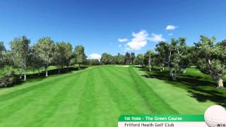 Frilford Heath Green Course  Hole 1 [upl. by Vescuso]