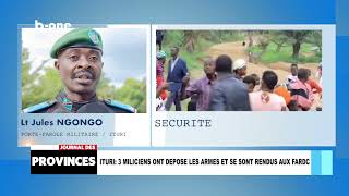 ITURI  3 miliciens ont déposé les armes et se sont rendus aux FARDC [upl. by Ofelia717]