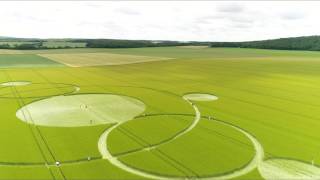 Crop circle  CrézancyenSancerre  Juin 2017 [upl. by Gretna]