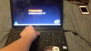 How to Reset Toshiba Satellite Laptop to Factory Settings [upl. by Aicilic142]