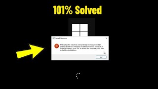 The computer restarted unexpectedly or encountered an unexpected error on Windows  How To Fix it ✅ [upl. by Napier]