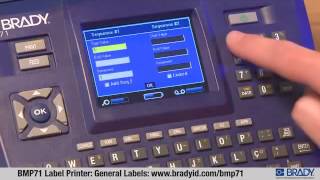 Making Labels with the Brady BMP71 Label Printer [upl. by Ahsaei]