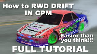 How to Rwd drift in Car Parking Multiplayer  FULL TUTORIAL [upl. by Bang]