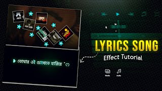 Lyrics Song Effect Editing Tutorial  Subscribe Me Guys  quotAlight motion xml quot [upl. by Noby473]