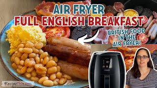 Air Fryer English Breakfast Air Fryer Fry Up [upl. by Mullen]