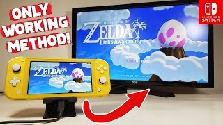 HOW TO Dock Nintendo Switch Lite to ANY TV EASY DIY SOLUTION [upl. by Odrude]