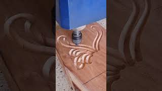 Fully Automated CNC Wood Carving ✅ shorts [upl. by Attehcnoc]