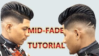 COMO HACER UN MIDFADE ARQUEADO TUTORAL PASO A PASO [upl. by Lesna]