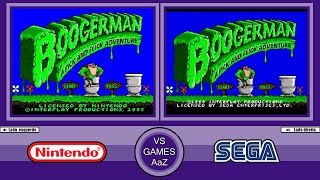 BoogermanSuper Nintendo vs Sega Genesisside by side comparison [upl. by Purvis]