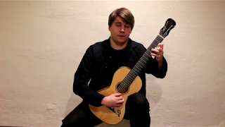 Matteo Carcassi Etude 14 from 25 Etudes op60 played by Patrik Kleemola [upl. by Tterb]