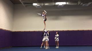 Douglas County HS  2018 UCA Nationals Partner Stunt Entry Lauren Alexa Maddy Sarah [upl. by Candis]