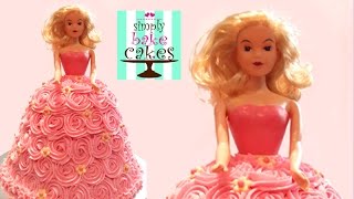 Doll cake with rosettes [upl. by Zane]