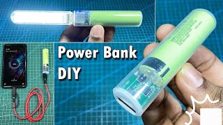 How to Make Mini 18650 Power Bank using Syringe [upl. by Lrak246]