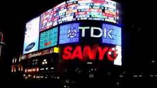 Amazing view of Piccadilly Circus at night London [upl. by Melitta]