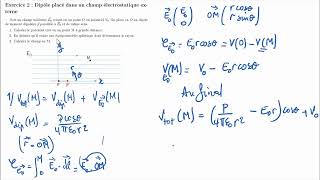 ELECTROSTATIQUE  série 5  exercice 2 [upl. by Eirret]