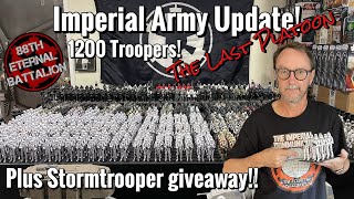 Massive Star Wars Imperial Army Update 456 STORMTROOPERS Giveaway [upl. by Jaye263]