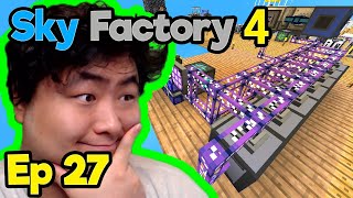 Testing MY Autocrafting in AE2  Minecraft Modpack Sky Factory 4  Ep 27 [upl. by Niowtna]