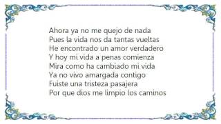 Jenni Rivera  Tristeza Pasajera Lyrics [upl. by Adekam]