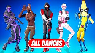 ALL 1000 FORTNITE DANCES amp EMOTES  2017  2024 [upl. by Elleval]