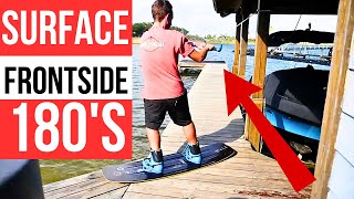 HOW TO SURFACE FRONTSIDE 180 [upl. by Phylys]