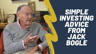 Jack Bogle on Index Funds Vanguard and Investing Advice [upl. by Abekam8]