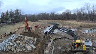 Leesburg Stream Restoration Time Lapse Video [upl. by Asenej]