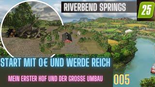 LS25 Start mit 0€ 005 erstes Grundstück gekauft und die Umbaumaßnahmen beginnen [upl. by Nyltac]