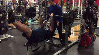 Close Grip Bench Press with Leg Raise and Constant Tension Protocol [upl. by Melas552]