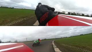 Honda CBR600 F2 trackday Mondello Park IntermediateAdvanced group 180324 second last session [upl. by Hijoung]