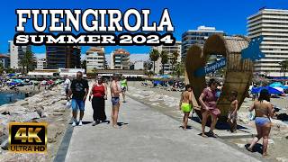 FUENGIROLA Spain Vibrant city summer 2024 Costa Del Sol andalusia 4k [upl. by Eissej640]