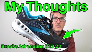 Brooks Adrenaline GTS 22 Running Shoe Review [upl. by Meurer]