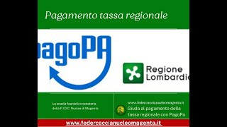 Guida al pagamento della tassa regionale in Lombardia per la caccia [upl. by Adiaros94]