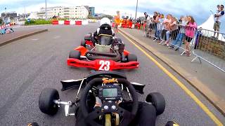 Kart Racing On The Streets Pure Sound  125cc Senior Rotax Max Evo  JIMF Karting Demonstration [upl. by Finstad]