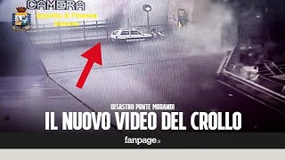 Crollo Ponte Morandi a Genova nuovo video del momento del crollo da una telecamera fissa [upl. by Aydidey351]